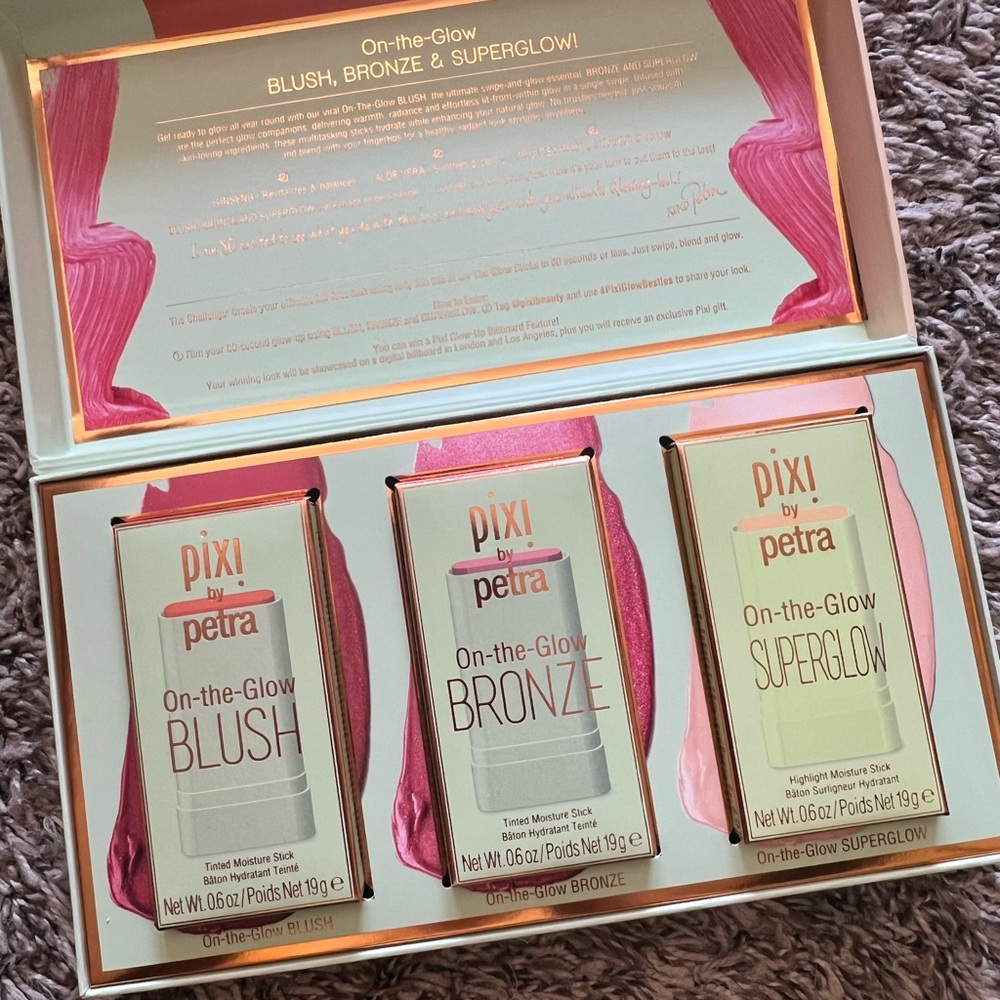 Pixi by Petra Blush, Bronze & Superglow Trio